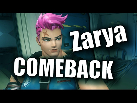 Shadder2k Zarya CRAZY COMEBACK on Lijiang Tower Overwatch Pro Gameplay