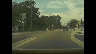 Driver Cuts Me Off in Roundabout - Florida Drivers!