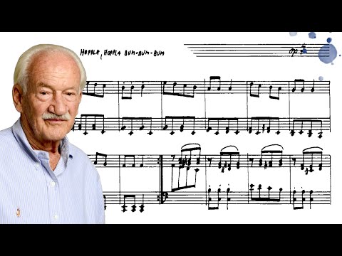 Ernst Mahle - Hoppla, hoppla bum-bum-bum (No.5 de As melodias da Cecília, para pn) (H. Ribeiro, pn)