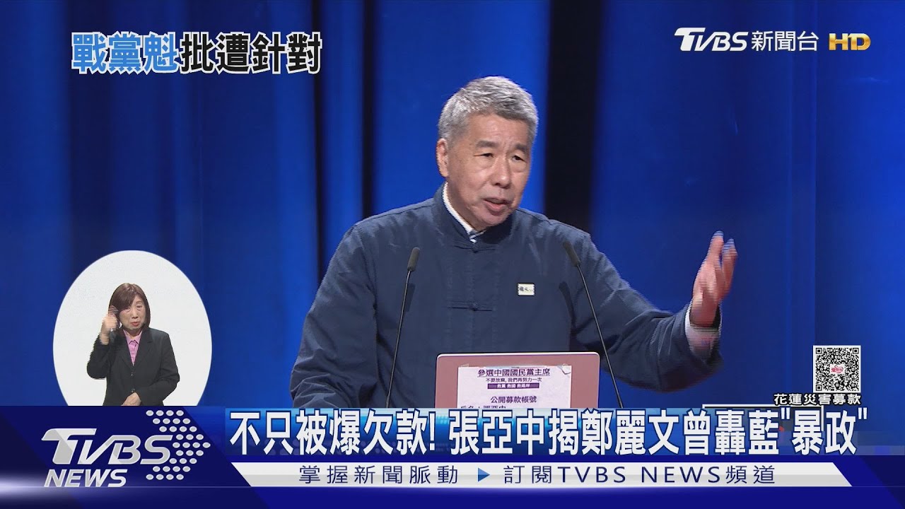 不只被爆欠款! 張亞中酸鄭麗文在民進黨「名利雙收」