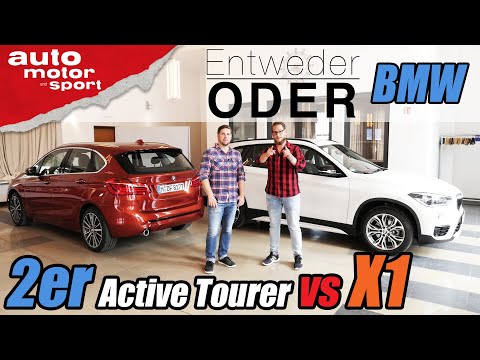 BMW X1 vs 2er Active Tourer | Entweder ODER | (Vergleich/Review) auto motor und sport