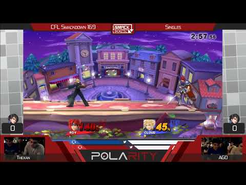 CFL Smackdown 169 WiiU - Goblinman (Roy) vs Ewok (Cloud) - Losers Semis