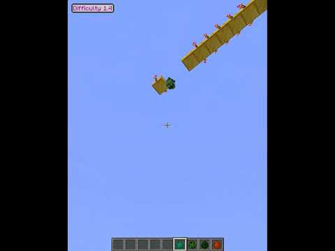 Creesteve jump into the abyss #shorts #minecraft