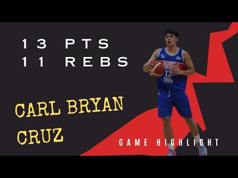 MPBL HIGHLIGHTS: Carl Bryan Cruz 13 Points 11 rebs vs Paranaque Patriots