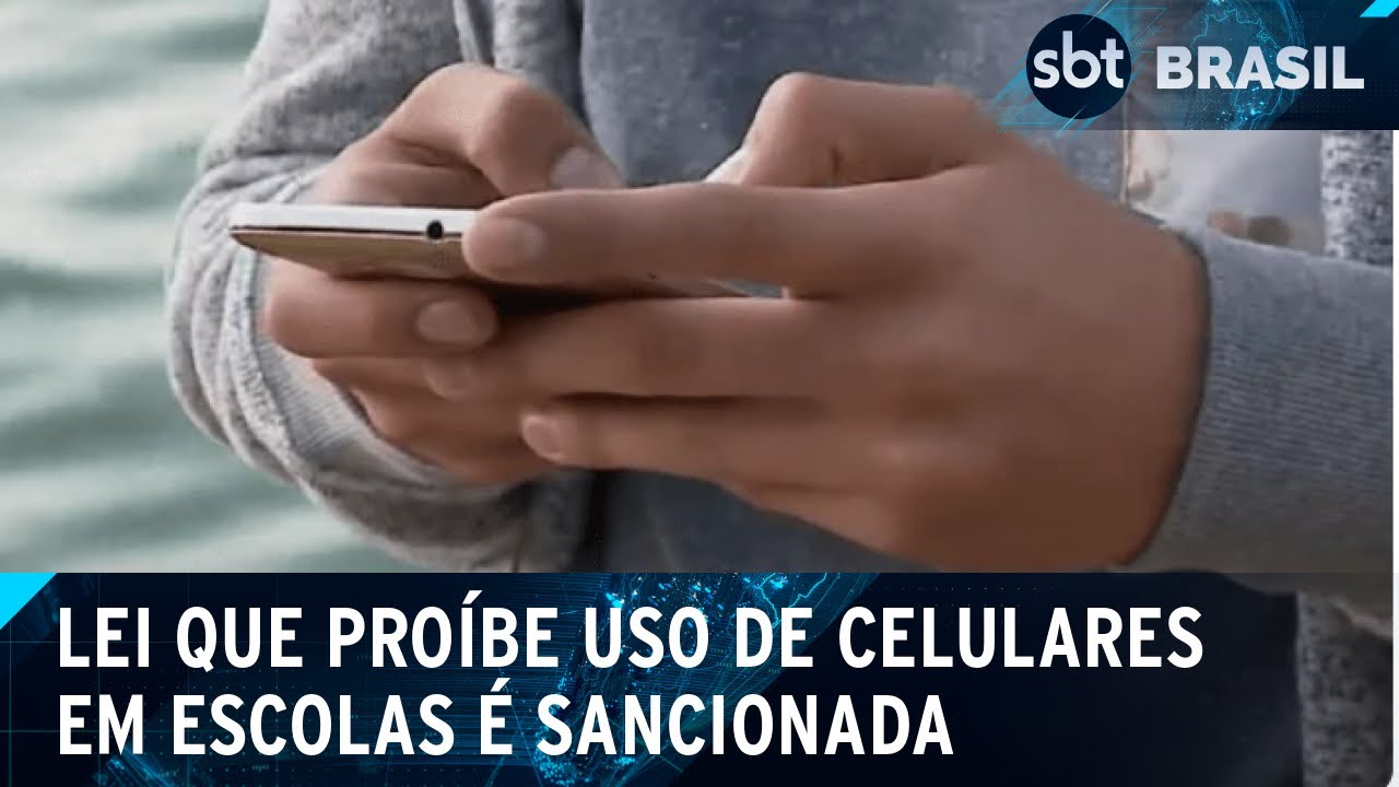 Lula sanciona proibição de celulares nas escolas nesta segunda-feira (13) | SBT Brasil (13/01/25)