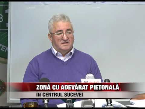 Zonă cu adevarat pietonală în centrul Sucevei