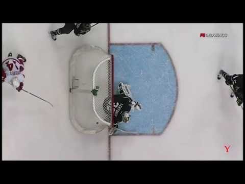 Cory Emmerton Goal vs Kari Lehtonen.Red Wings vs Dallas Stars Jan.3.2012.