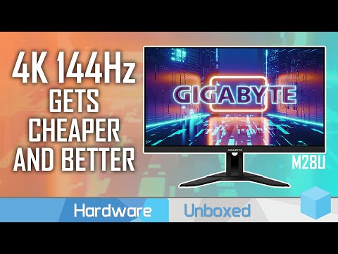 External Review Video xnJjuQdQiyo for Gigabyte M28U 29" 4K Gaming Monitor (2021)