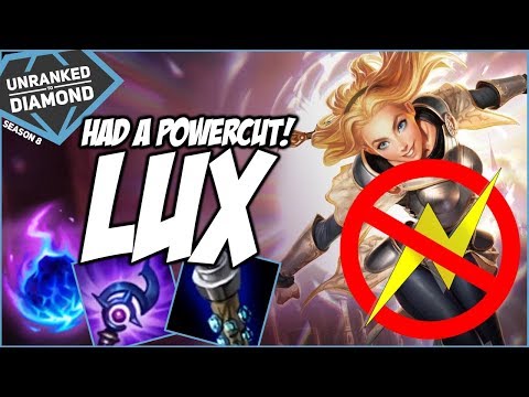 HAD A POWERCUT WHILE PLAYING LUX - Unranked to Diamond - Ep. 13 | League of Legends