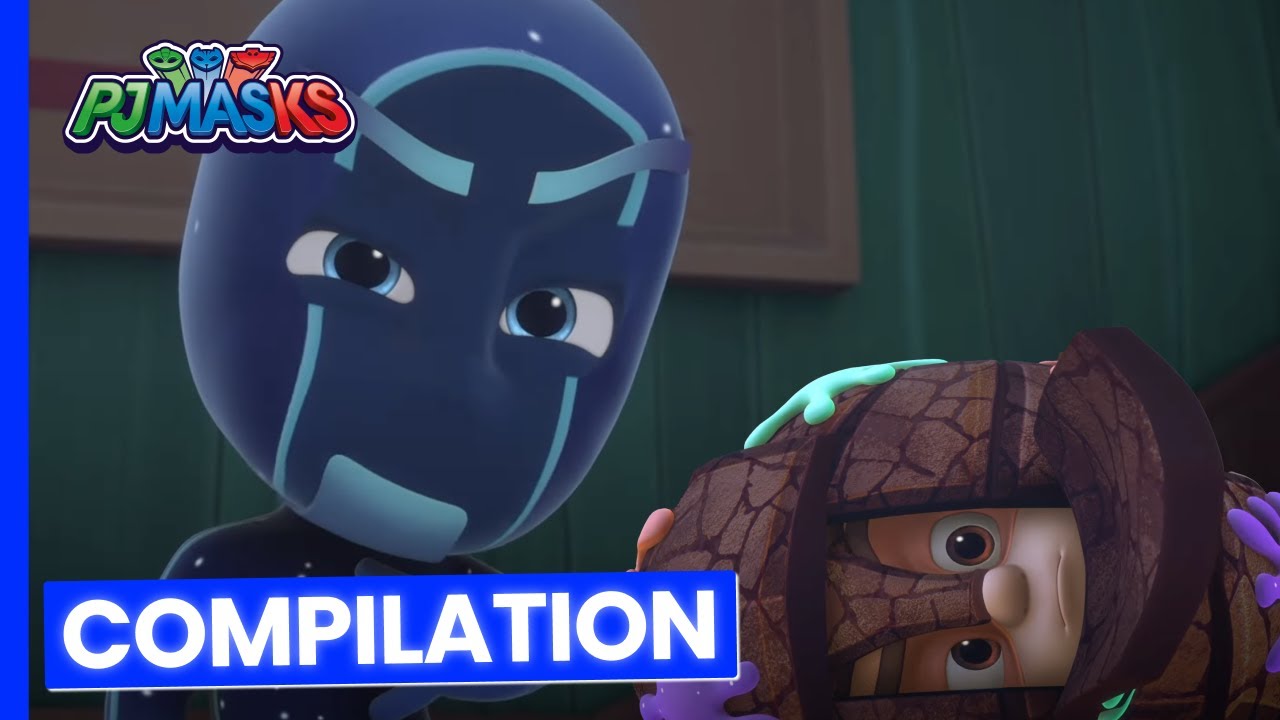 Sleepy Splat Attack Strikes! | Compilation | PJ Masks