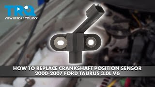 How to Replace Crankshaft Position Sensor 2000-2007 Ford Taurus 3.0L V6