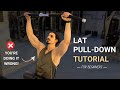 How To Do The Lat Pull Down Step By Step Exercise Tutorial For Beginners
