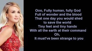 Sweet Baby Jesus by Carrie Underwood (Lyric Video)