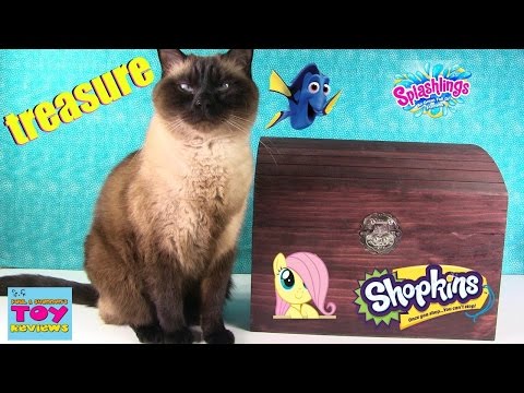 Simon's Blind Bag Treasure Chest Unboxing #18 | Gift Ems Shopkins Happy Places Num Noms | PSToyRevie