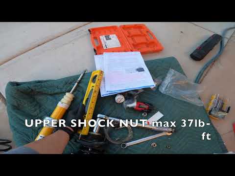 Miata NB, changing the shocks and springs, a suspension upgrade