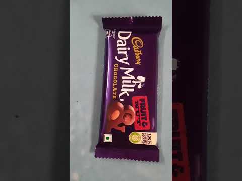 Dairy milk fruit and nut chocolate