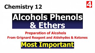 alcohols, Phenols & ethers #4 | Preparation from Grignard reagent | Class 12 Chemistry chapter 11