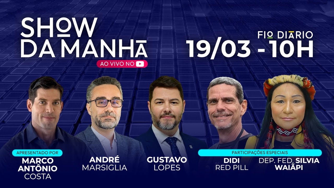 SHOW DA MANHÃ - EDUARDO BOLSONARO DECIDE FICAR NOS EUA - 19/03/2025