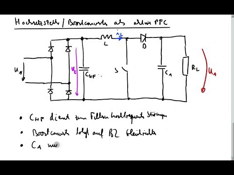 LE5_5b AC/DC Wandler - Aktive Leistungsfaktorkorrektur (PFC) Hochsetzsteller
