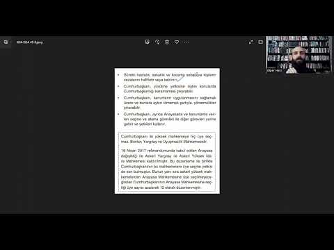 2023 KISA KISA VATANDAŞLIK 49 CUMHURBAŞKANININ GÖREVLERİ VE SORUMLUĞU