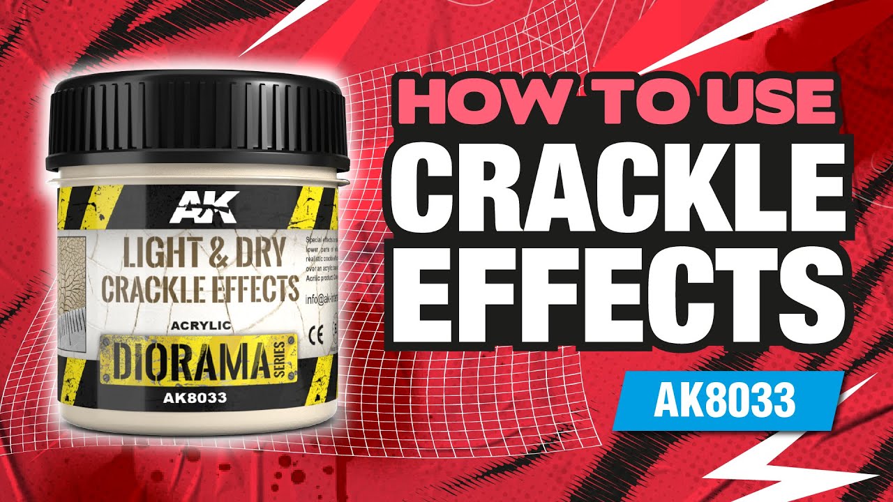 AK Interactive AK8033 - Light & Dry Crackle Effects (Acrylic), 100ml