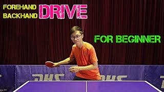 Learning Forehand Drive & Backhand Drive (Best Tip) | MLFM Table Tennis Tutorial