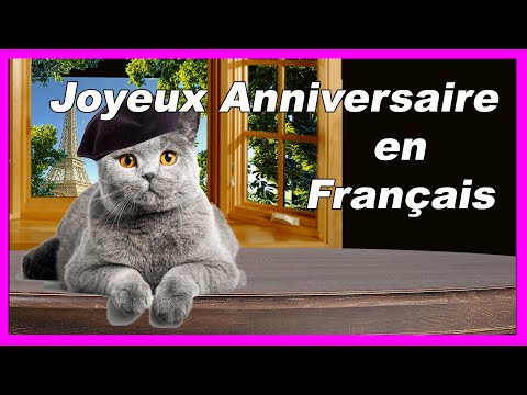 Joyeux Anniversaire en Français