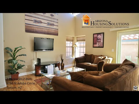 Great foothills location!  Fully furnished!! Minutes from Sabino Canyon! property video