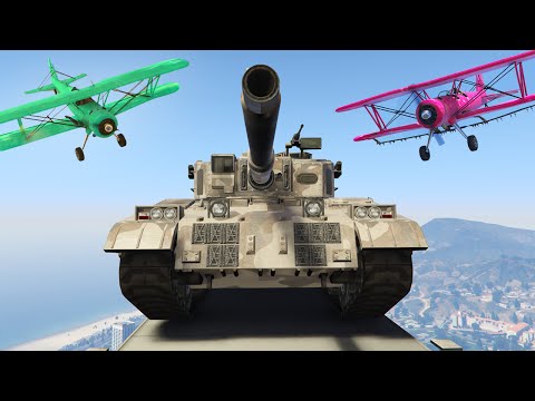 STEAL THE TANK OR DIE! (GTA 5 Funny Moments)