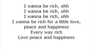 Calloway - I Wanna Be Rich [On Screen Lyric]