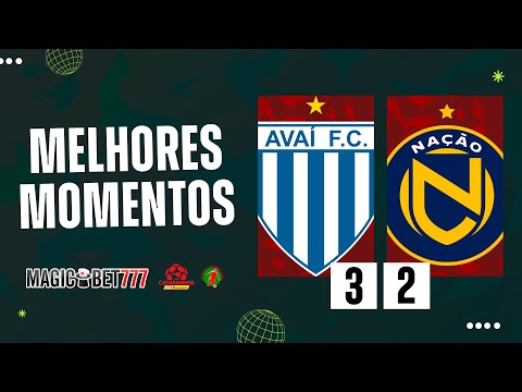 Gols e lances de Avaí x Nação Esportes