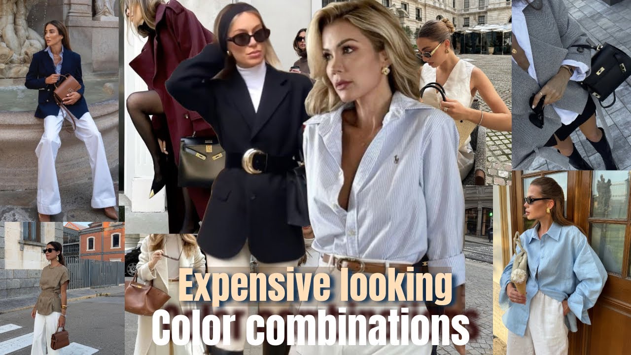 Expensive looking color combinations 👗10 combinations