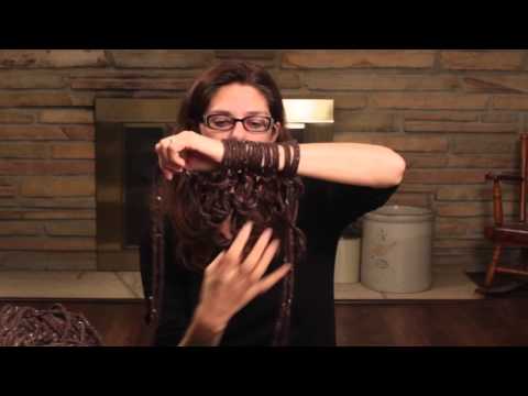 Easy Arm Knitted Infinity Scarf