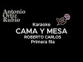 Cama y mesa - KARAOKE Roberto Carlos - Primera fila - Tono Fm - KARAOKEAOR