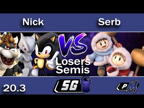 SG 20.3 LS - sfy | Nick (Sonic, Mewtwo, Bowser) vs Serb (Ice Climbers)