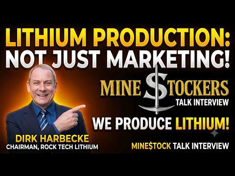 𝐑𝐎𝐂𝐊 𝐓𝐄𝐂𝐇 𝐋𝐈𝐓𝐇𝐈𝐔𝐌'S Ambitious Vision From Lithium Production to Profits 💰| Mine$tock Talk