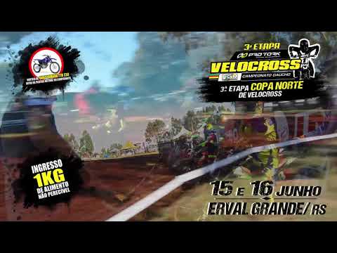 3 Etapa do Gáucho de Velocross em Erval Grande e 3 Copa Norte de Velocross HD