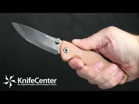 Real Steel Knives Yak Lockback Bushcraft Scandi Grind Folding Knife