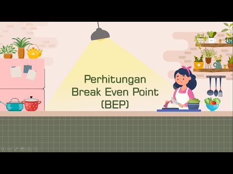 Cara Perhitungan Break Even Point ( BEP) || PKWU Kelas XI ||