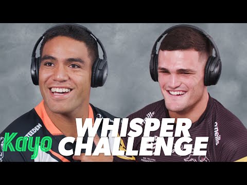 Footy players take on the Whisper Challenge - Part 4 | NRL | Kayo Sports