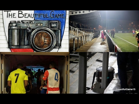 Two Men In Search Of The Beautiful Game - Harlow Town FC Vs Metropolitan Police FC