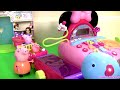 Peppa Shopping Using Minnie Mouse Electronic Cash Register Toy REUPLOAD