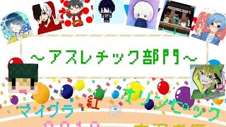 【マイクラ紅白オリンピック実況者杯2018】白熱の戦いの末に勝利を勝ち取ったのは...!?【アスレチック部門】