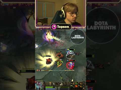 Even If Midlaner is 2 Lvls Higher, Topson Will Never Lose in Dota 2 #dota2 #gaming #outplay