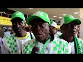 SUPER EAGLES SUPPORTERS DEPART FOR RUSSIA SUPER EAGLES SUPPORTERS DEPART FOR RUSSIA