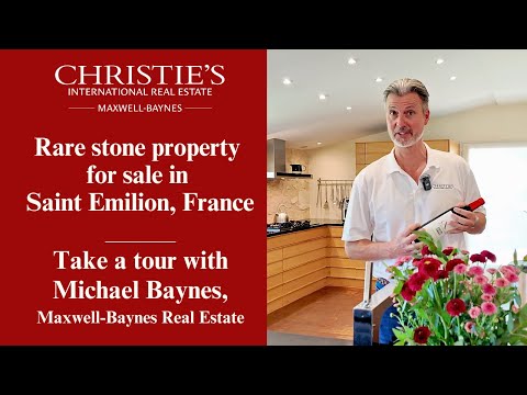 Rare Luxury Stone House for Sale in the Heart of Saint-Émilion. Maxwell-Baynes Real Estate MB1047