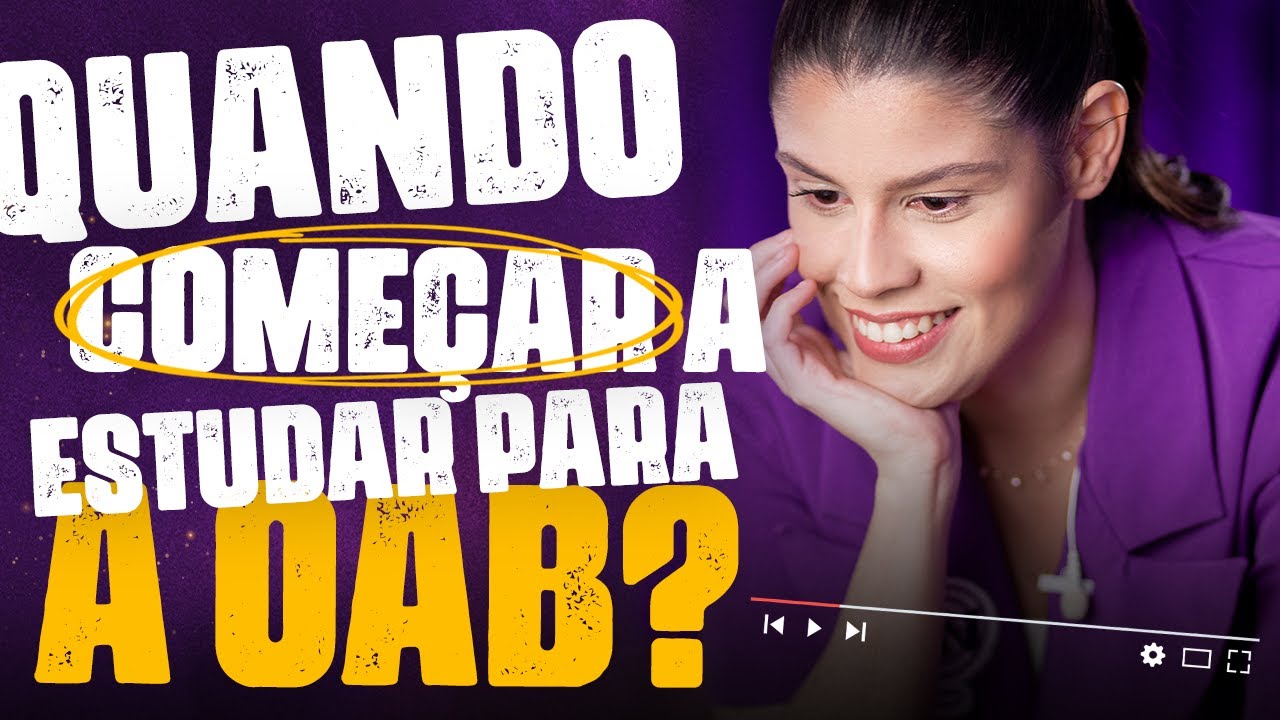 Quando Começar a Estudar pra OAB?