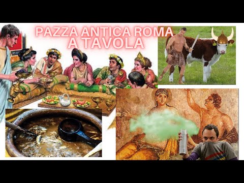 Le ABITUDINI romane a TAVOLA - PAZZA ANTICA ROMA