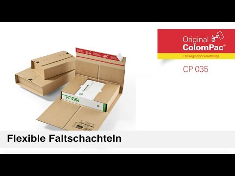 Artikelvideo 1 für ColomPac® Buchverpackungen 35,5 x 25,0 x 10,5 cm, 20 St., Artikelnummer 731620