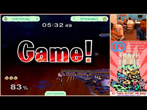 SMASH OR DIE 7 - heartstrings (Sheik) vs. brazmonkey (fox) Smash Melee Winners Semifinals